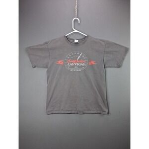 Barrett-Jackson T Shirt Las Vegas 2010 Auction Speedometer Gray Mens Large L
